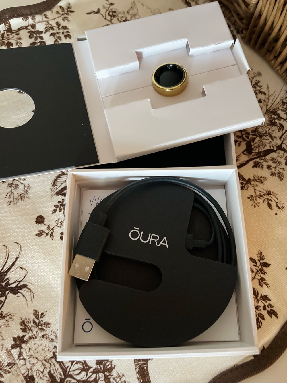 Oura Ring Gen3 Horizon Gold Size 9 Excellent Condition